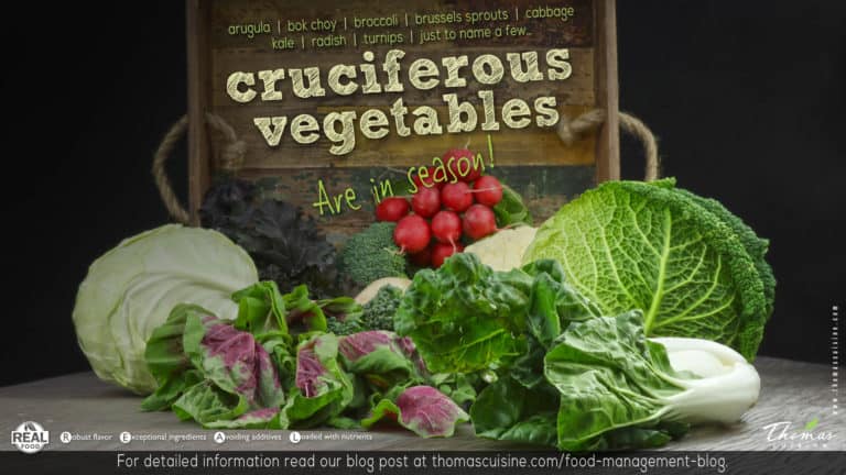 Our foodservice nutritionists offer cruciferous vegetable meal and snack ideas.