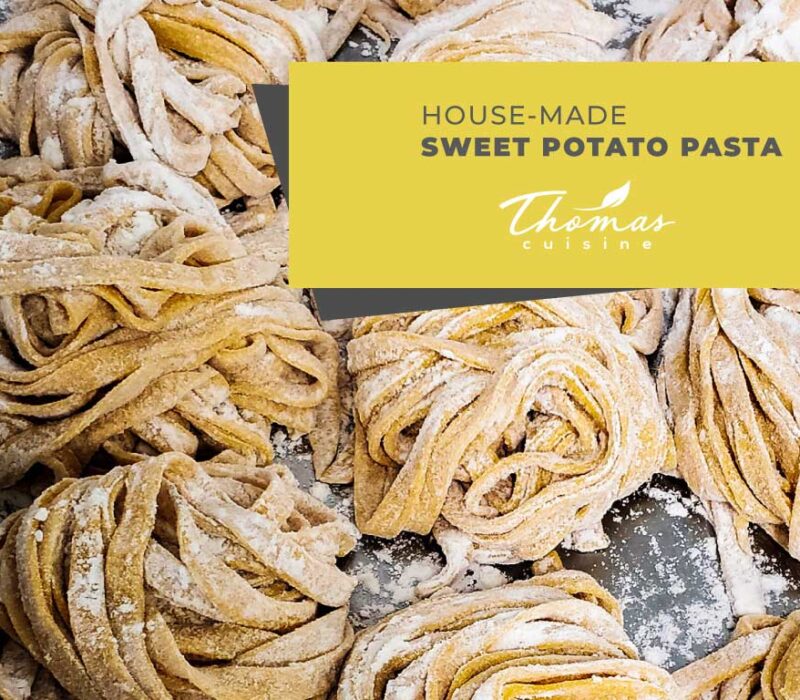 Home-Made Sweet Potato Pasta for Residents