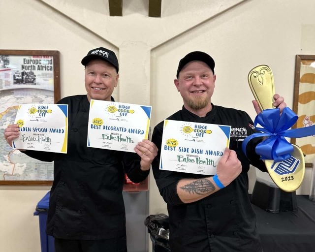 thomas cuisine chefs hold award for winning cookoff