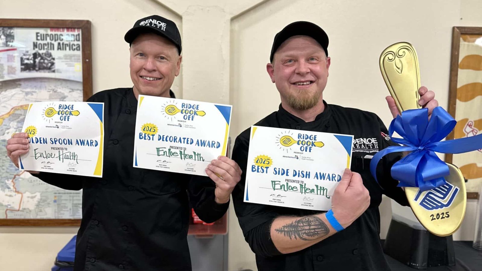 thomas cuisine chefs hold award for winning cookoff