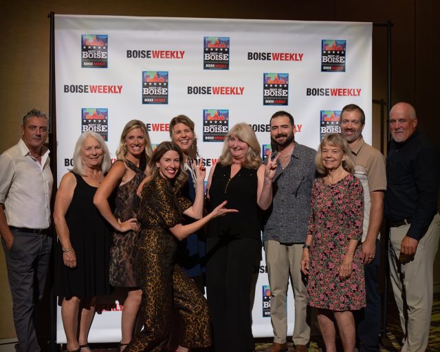best of boise nominee, Anna Tapia poses for a picture with the JUMP team