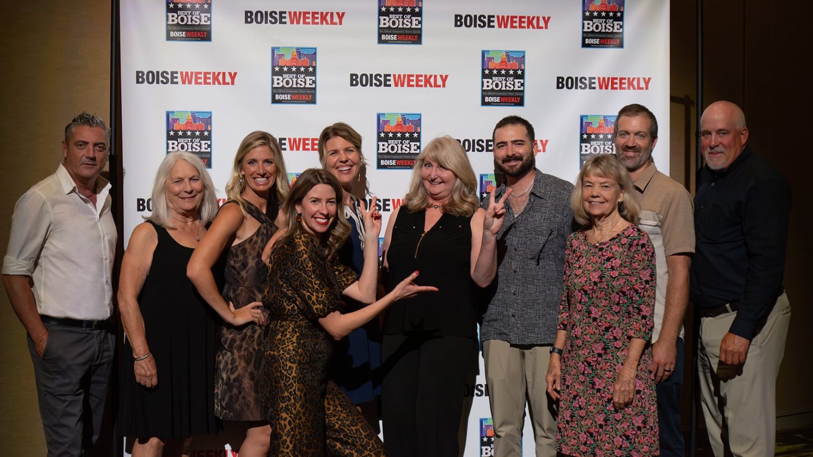 best of boise nominee, Anna Tapia poses for a picture with the JUMP team