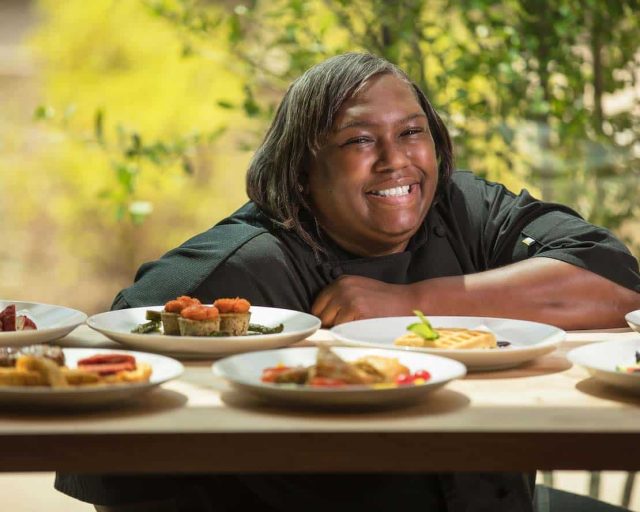 Thomas Cuisine Chef Cynthia Preps Creative Pureed Dishes for Residents at Senior Living Home