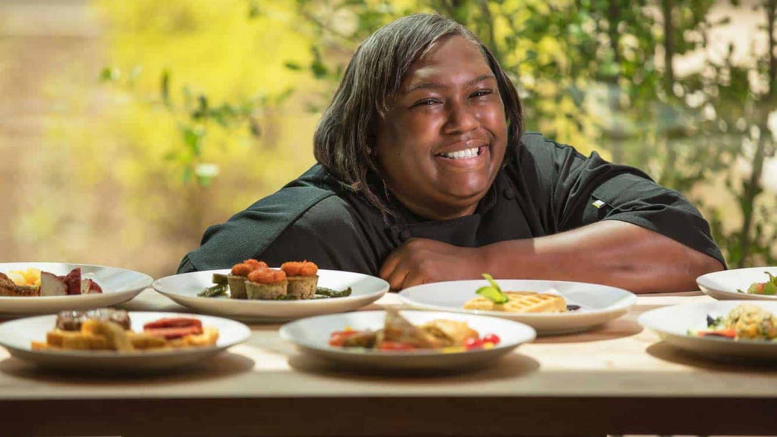 Thomas Cuisine Chef Cynthia Preps Creative Pureed Dishes for Residents at Senior Living Home