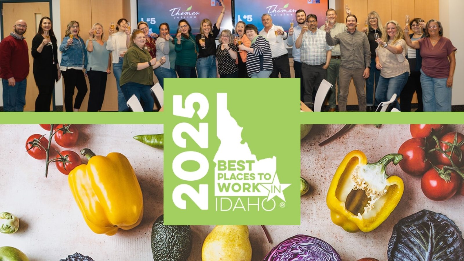 Thomas Cuisine employees celebrate Best Places to Work in Idhao win